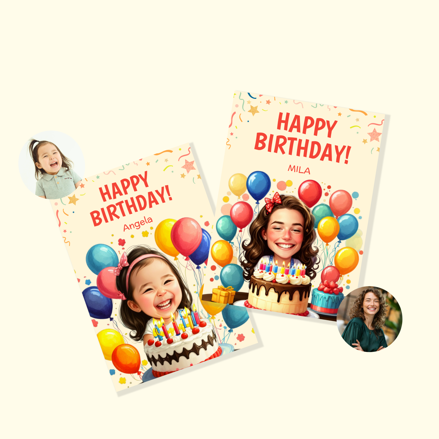 Custom Birthday Cards