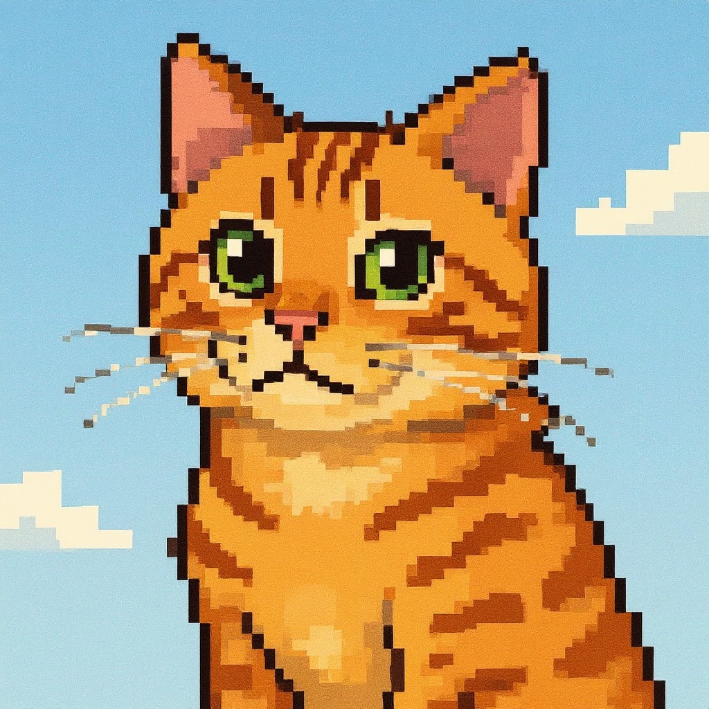 Pixel art portrait from photo, Relive the Golden Cartridge Era with pixel art style portrait art, photo to art, turn photo into painting
